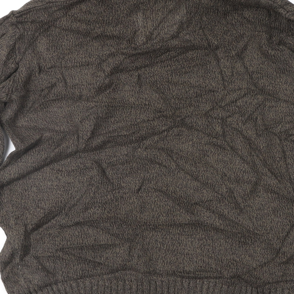 H&M Mens Brown Pullover Jumper Size M
