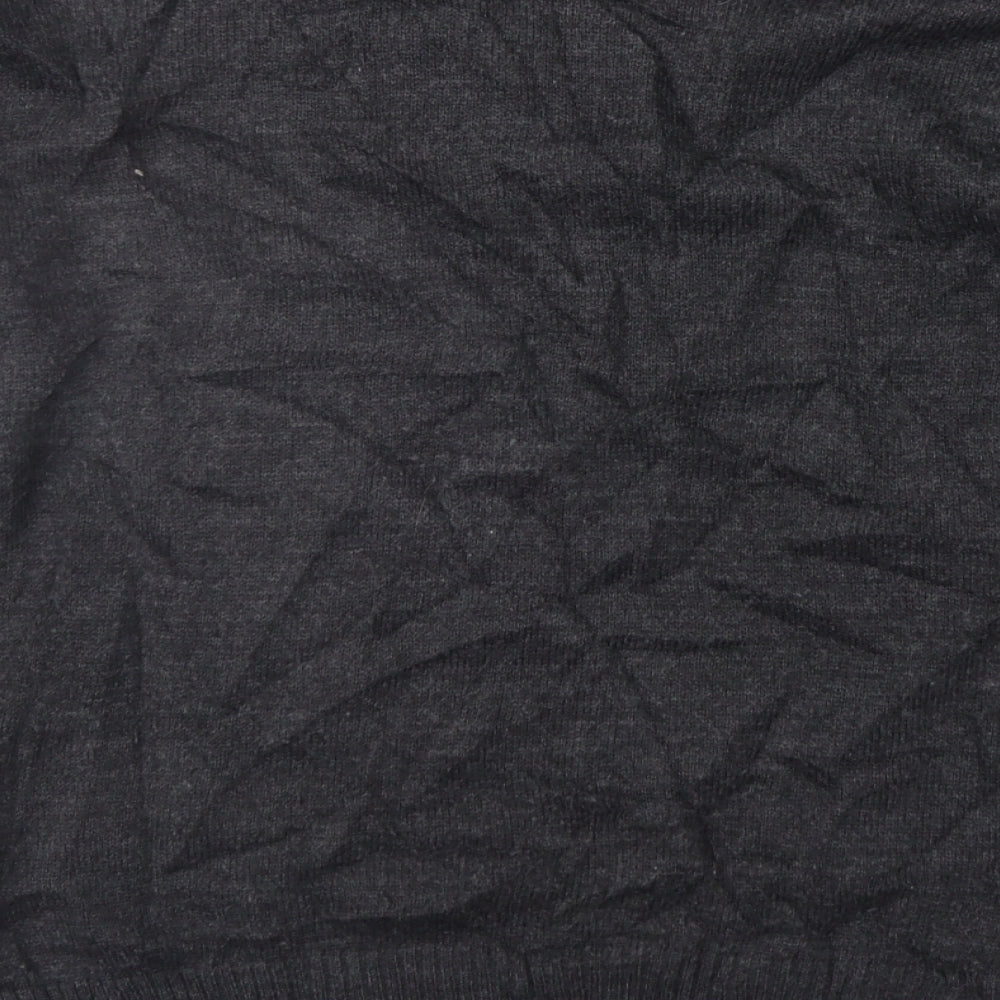 Murilo Labegaline Mens Grey Pullover Jumper Size M