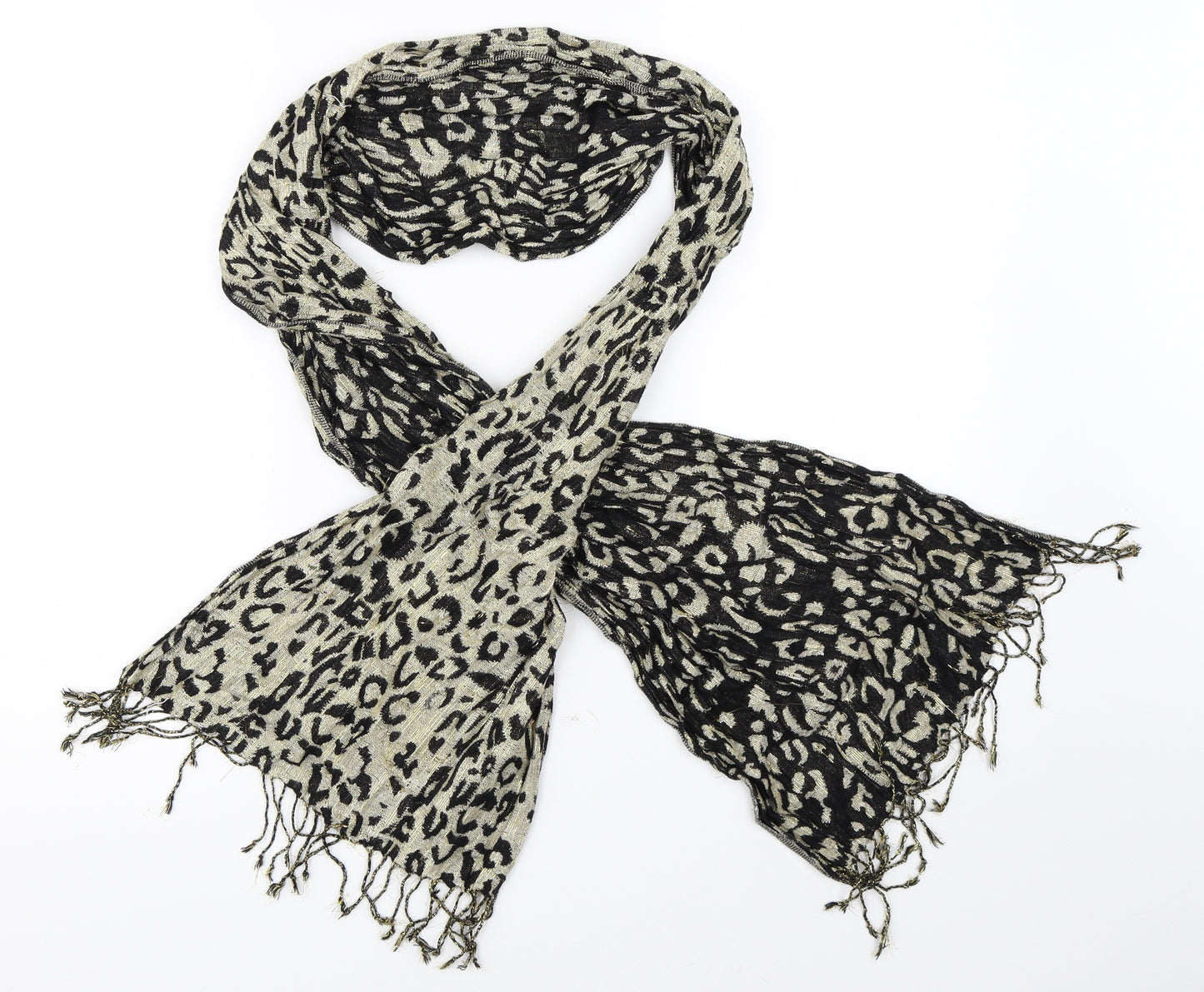 Preworn Womens Black Scarf