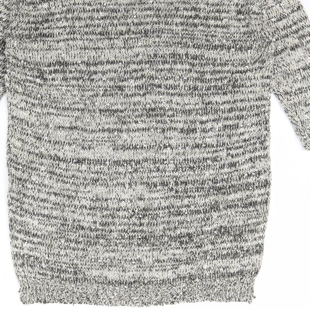 Adolfo Dominguez Womens Brown Pullover Jumper Size XS