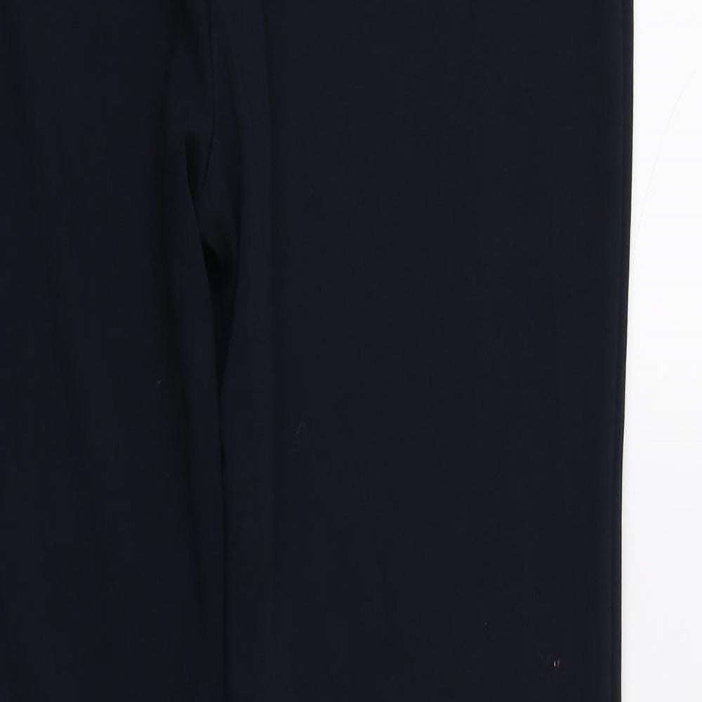Marks and Spencer Womens Blue Trousers Size 10 L27 in