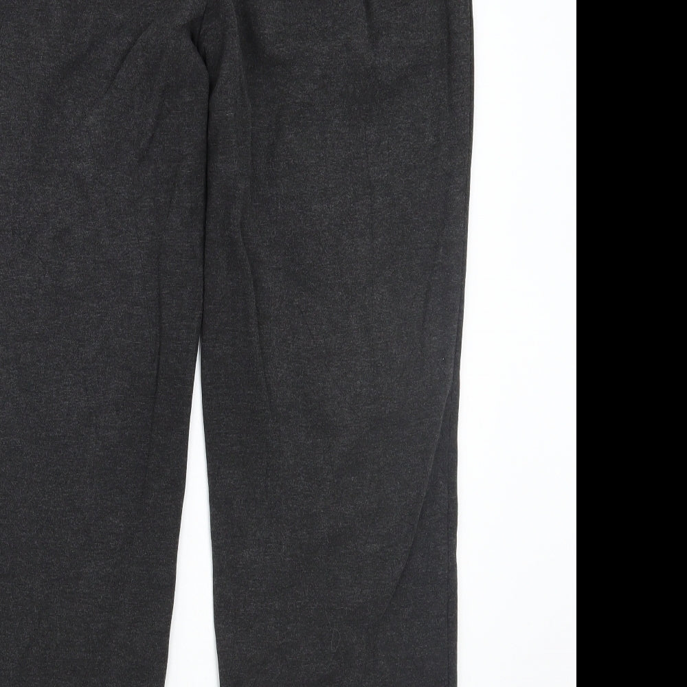 Marks and Spencer Womens Grey Trousers Size 16 L24 in