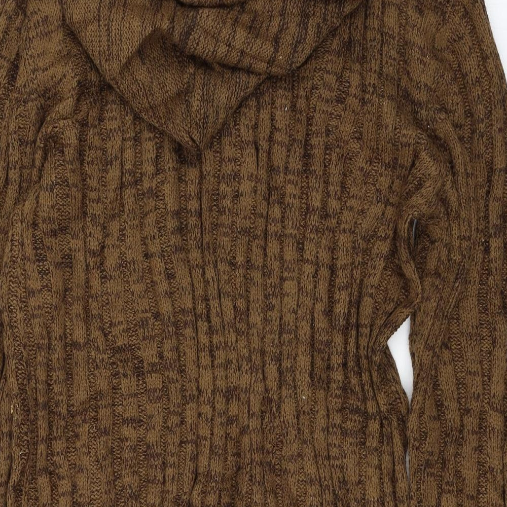 Preworn Womens Brown Pullover Hoodie Size XL