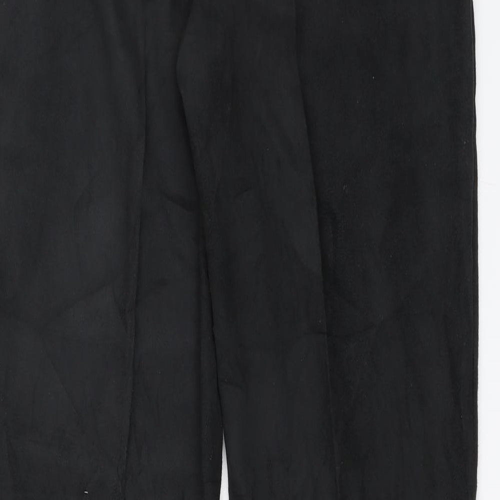 Marks and Spencer Womens Black Dress Pants Trousers Size 12 L28 in