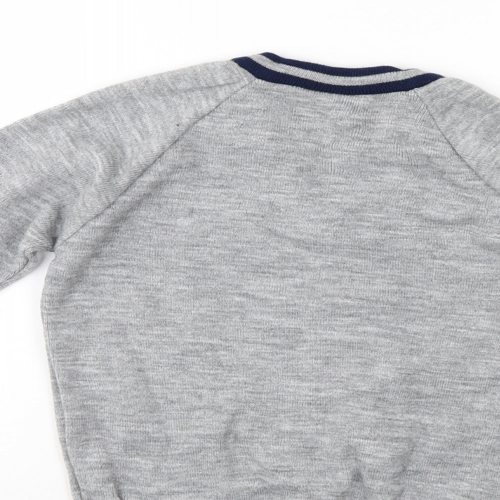 Rowlinson Boys Grey Pullover Jumper