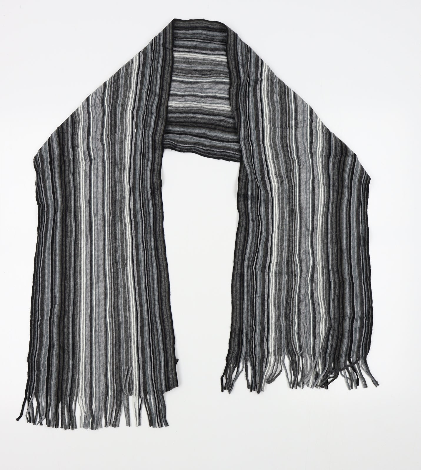 Preworn Unisex Grey Animal Print Scarf