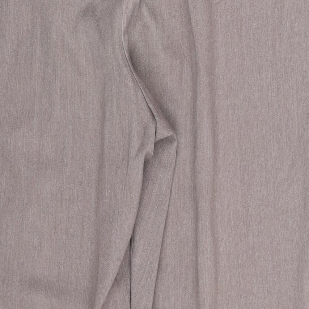 M&S Womens Purple Trousers Size 14 L24 in
