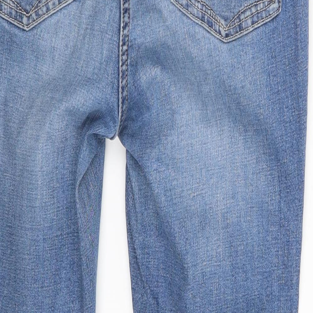 Preworn Womens Black Denim Skinny Jeans One Size L25 in