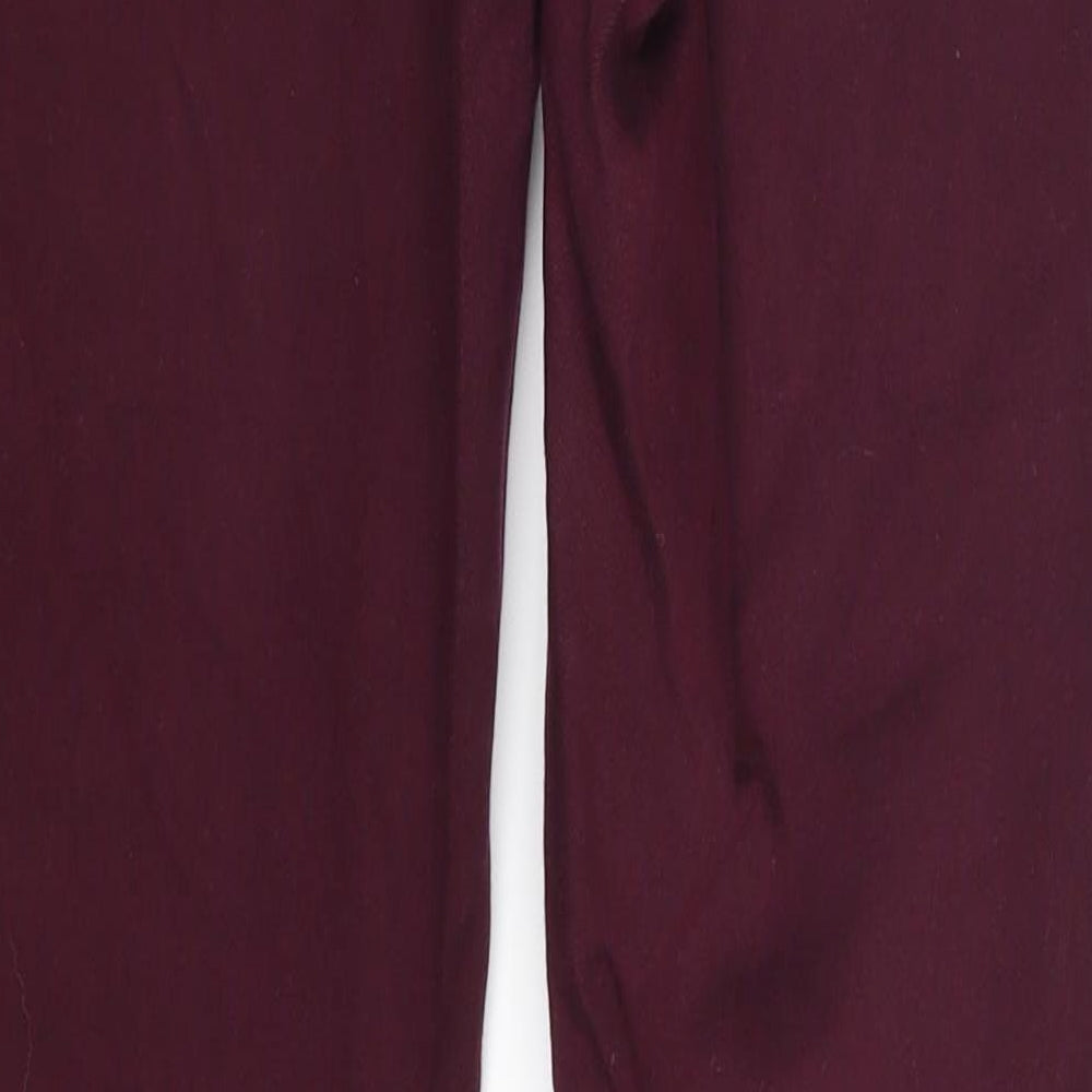 Denim Co. Womens Purple Denim Skinny Jeans Size 8 L27 in