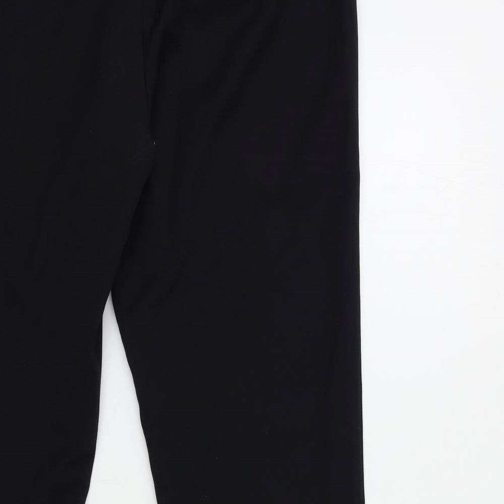 Preworn Womens Black Trousers Size 34 in L31 in