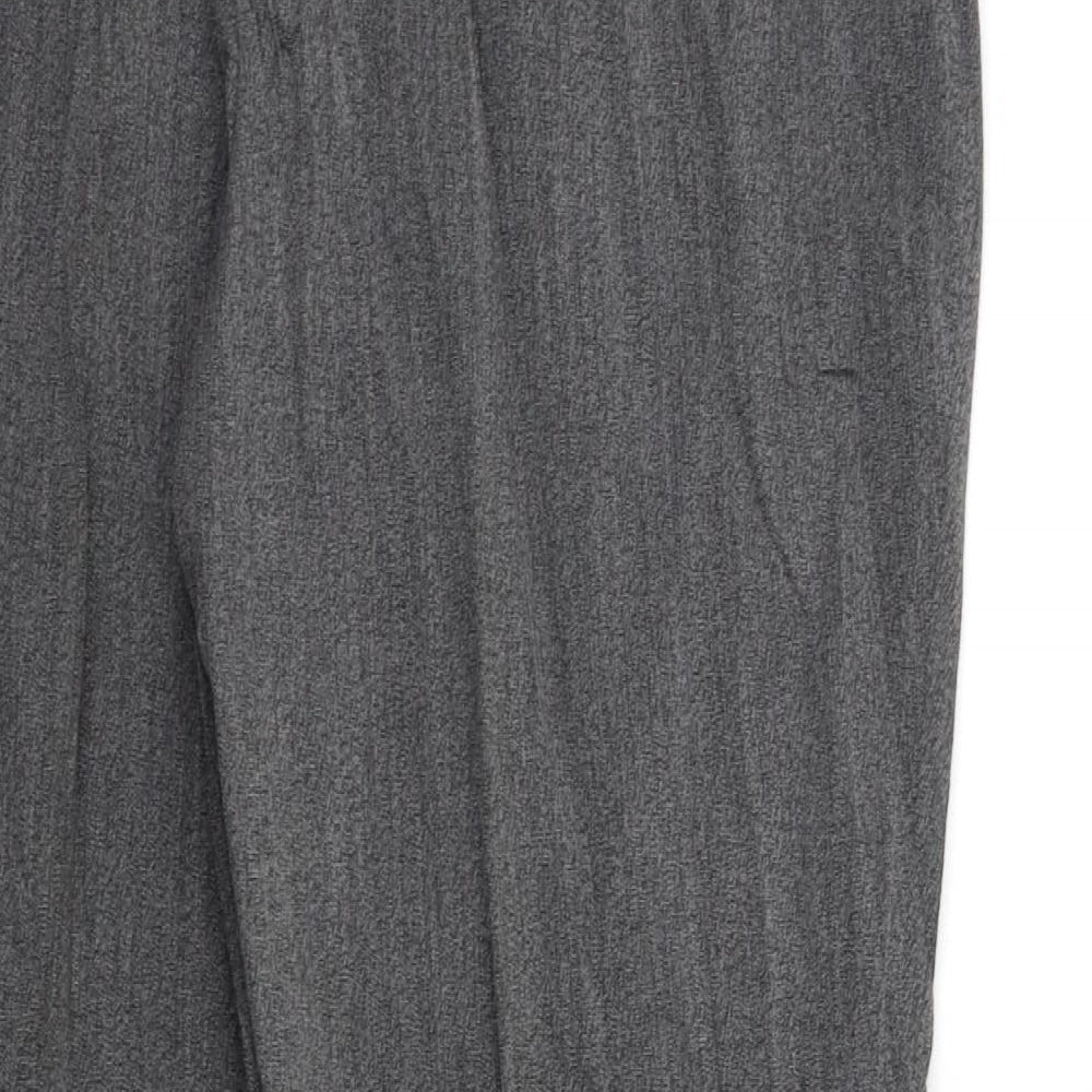 Marks and Spencer Womens Grey Trousers Size 18 L27 in