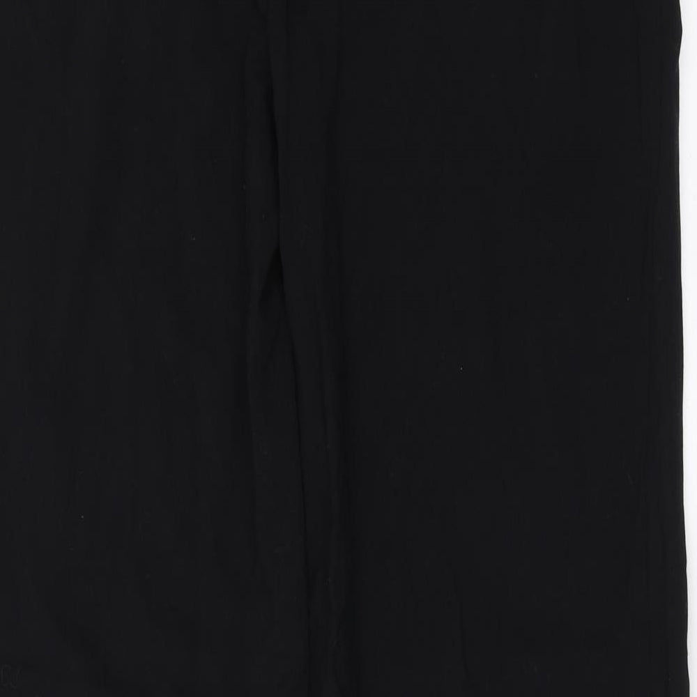 Marks and Spencer Womens Black Trousers Size 12 L30 in