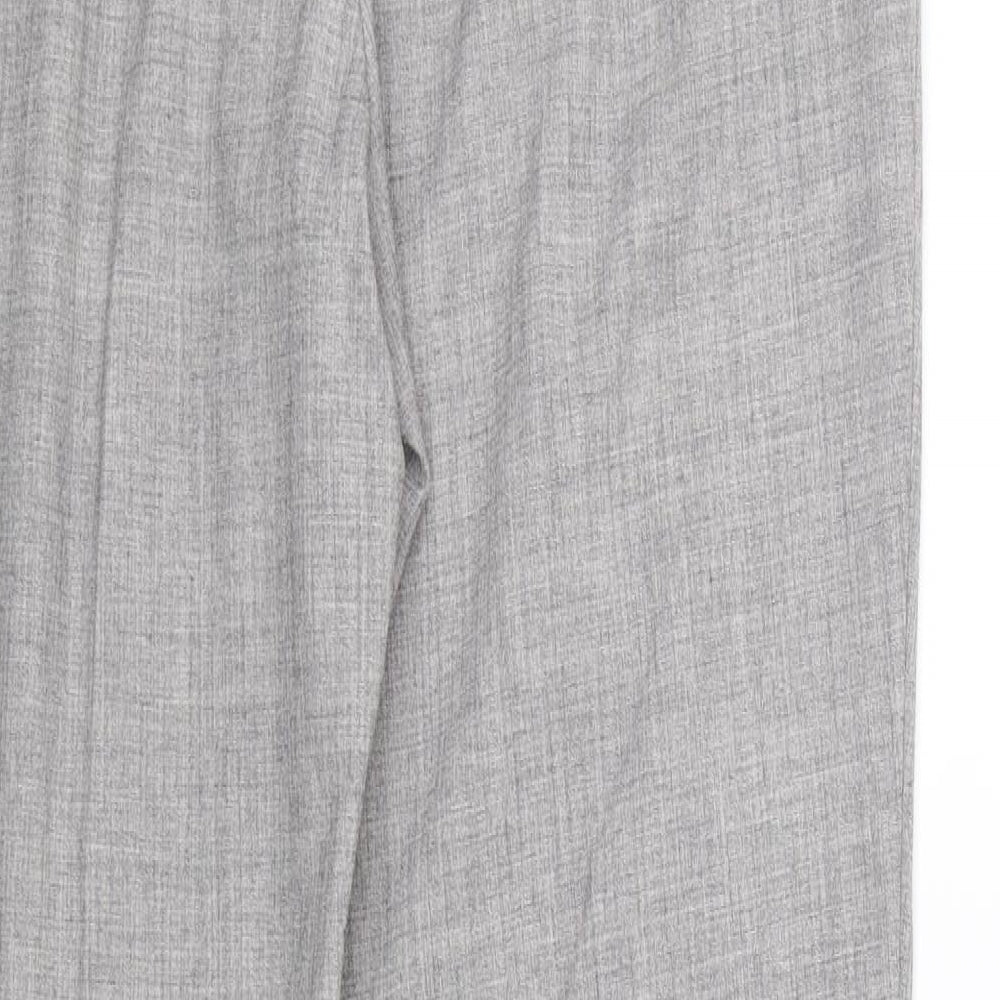 Primark Womens Grey Carrot Trousers Size 10 L25 in
