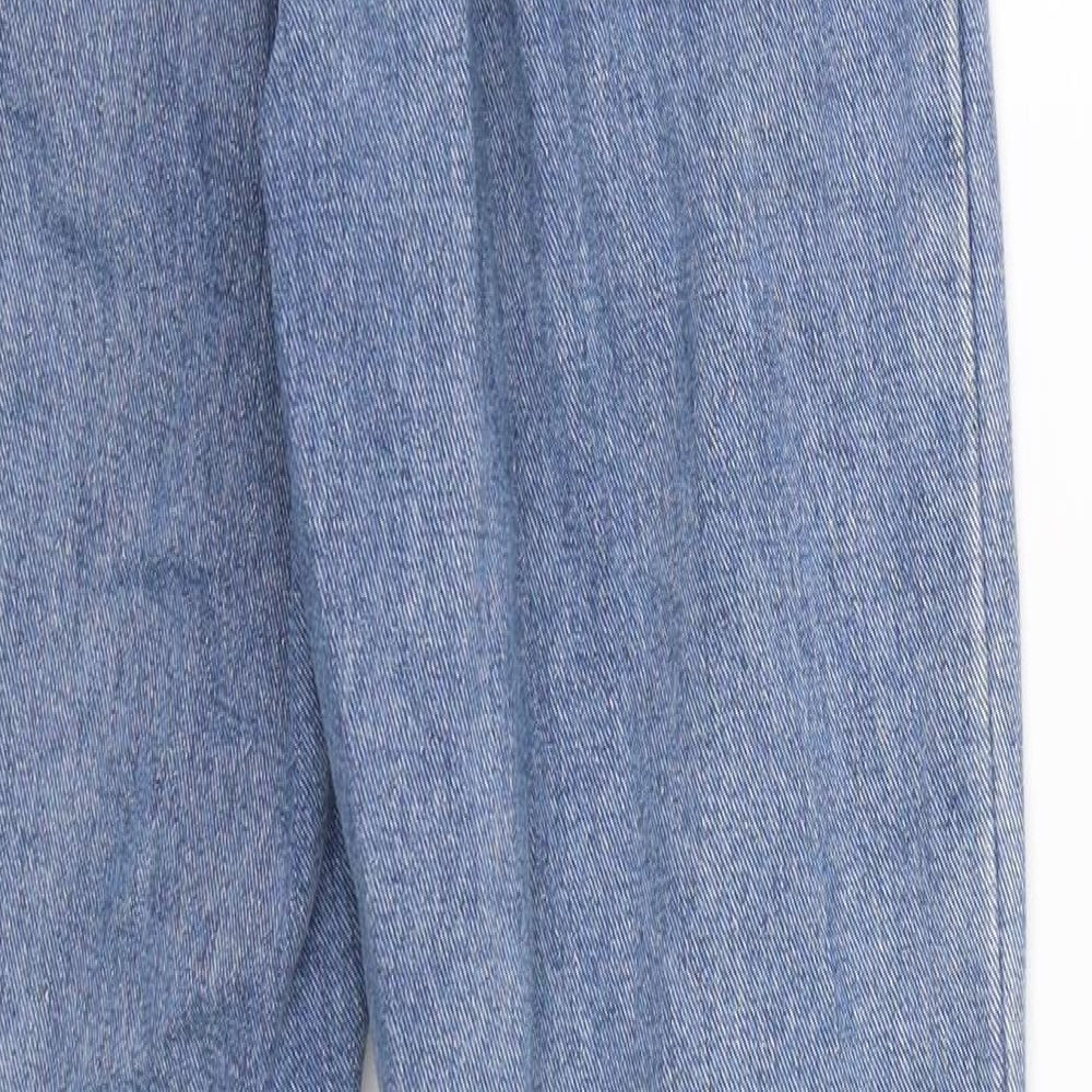 Shien Womens Blue Denim Straight Jeans Size XS L25 in