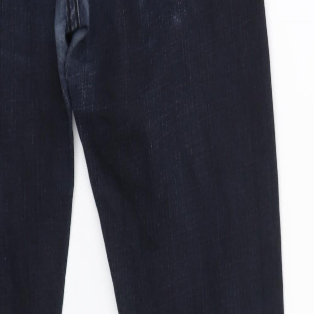 Review Womens Blue Denim Skinny Jeans Size 28 L27 in