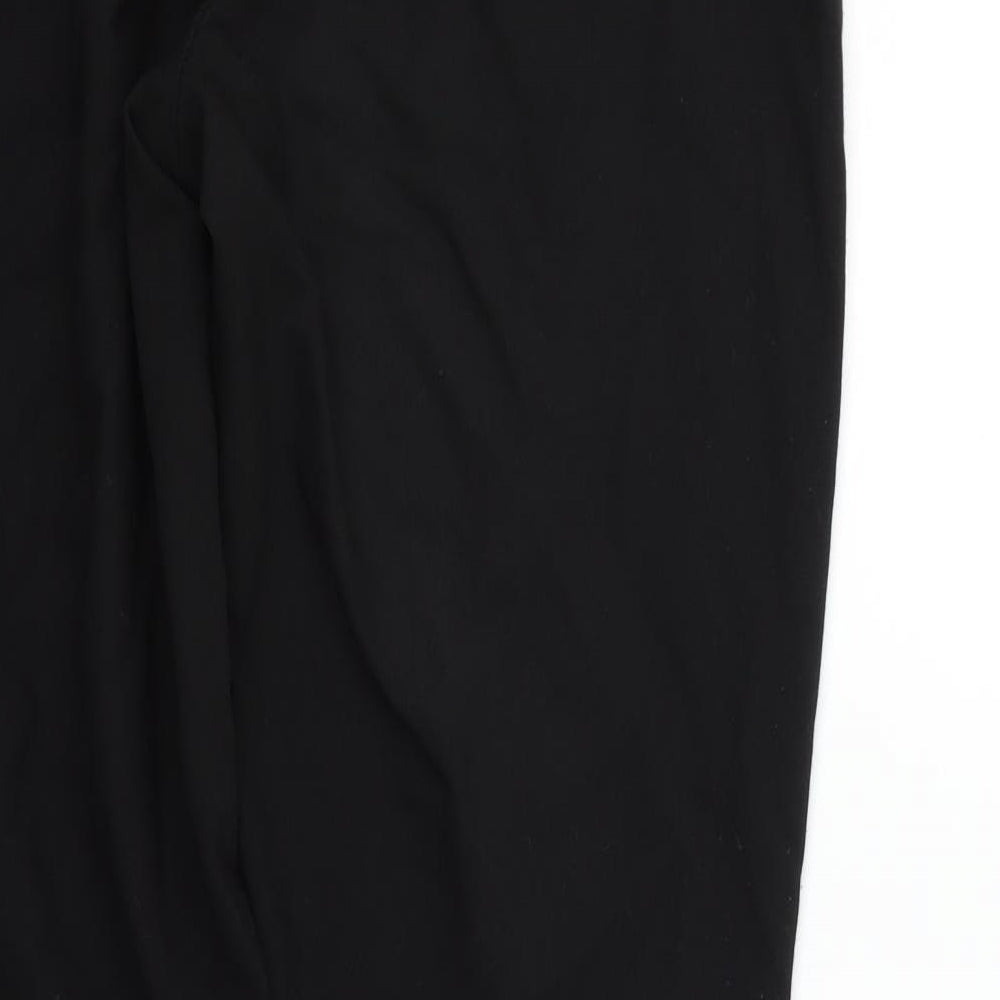 Principles Womens Black Houndstooth Sweatpants Trousers Size 12 L28 in