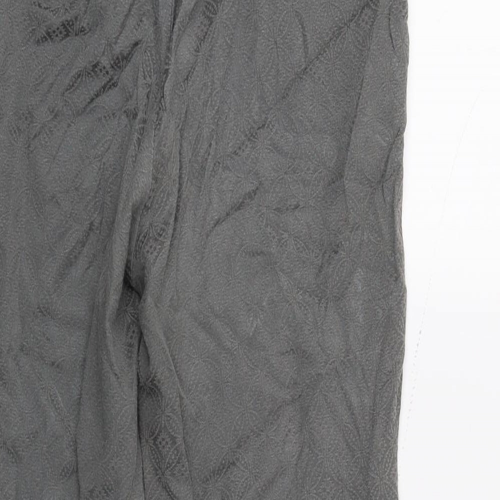 NEXT Womens Grey Trousers Size 10 L24 in