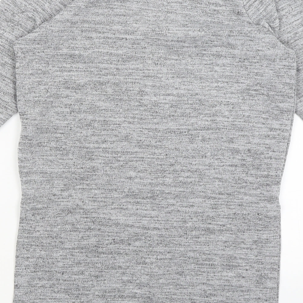 TU Girls Grey Wrap Jumper Size 8 Years