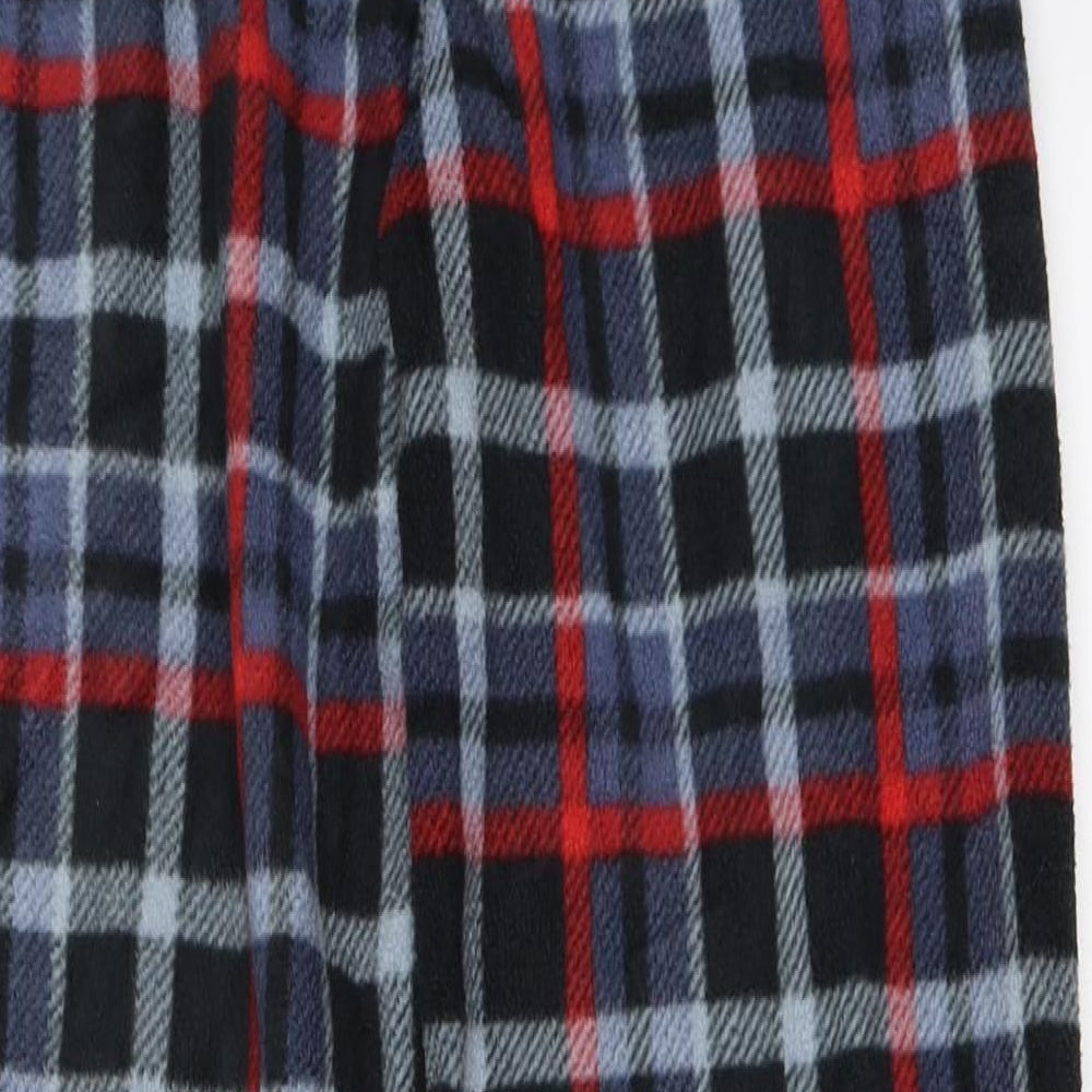 Peacocks Mens Blue Check Pyjama Pants Size S