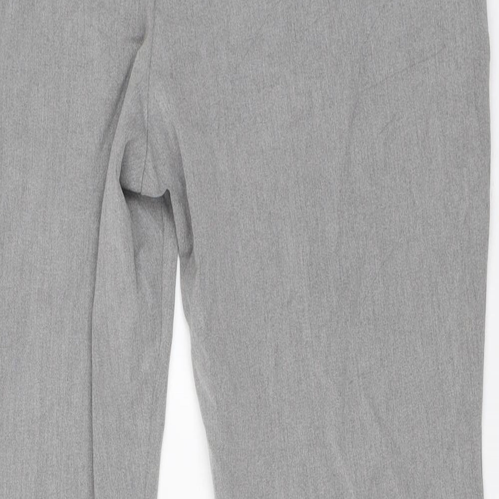 Marks and Spencer Womens Grey Trousers Size 16 L27 in