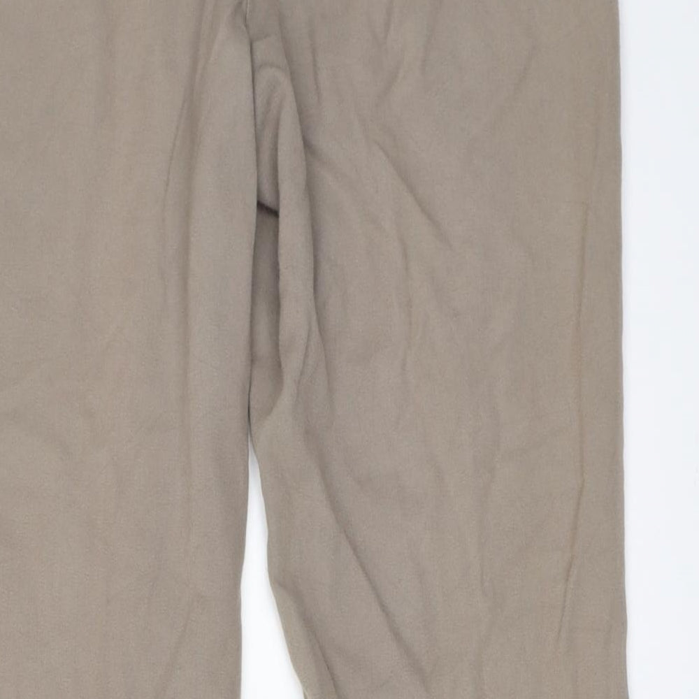 Marks and Spencer Womens Beige Trousers Size 14 L28 in