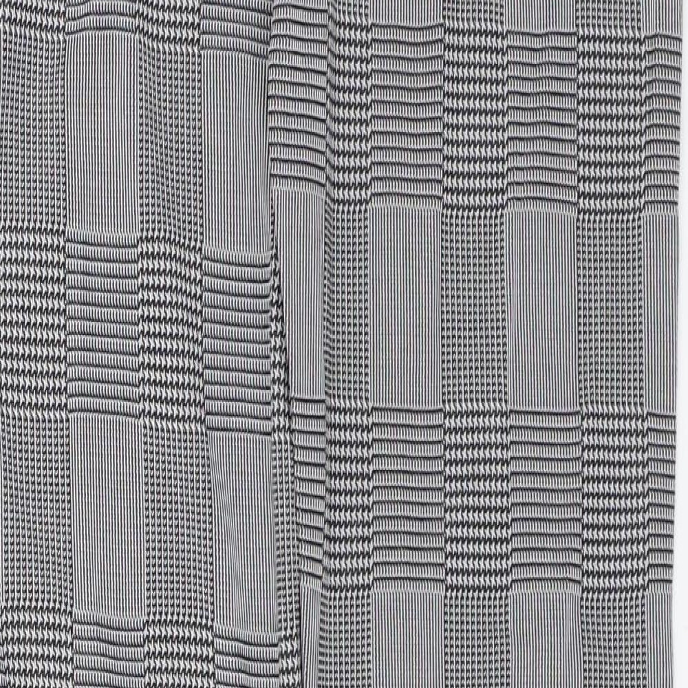 Preworn Womens Grey Check Capri Trousers Size S L26 in