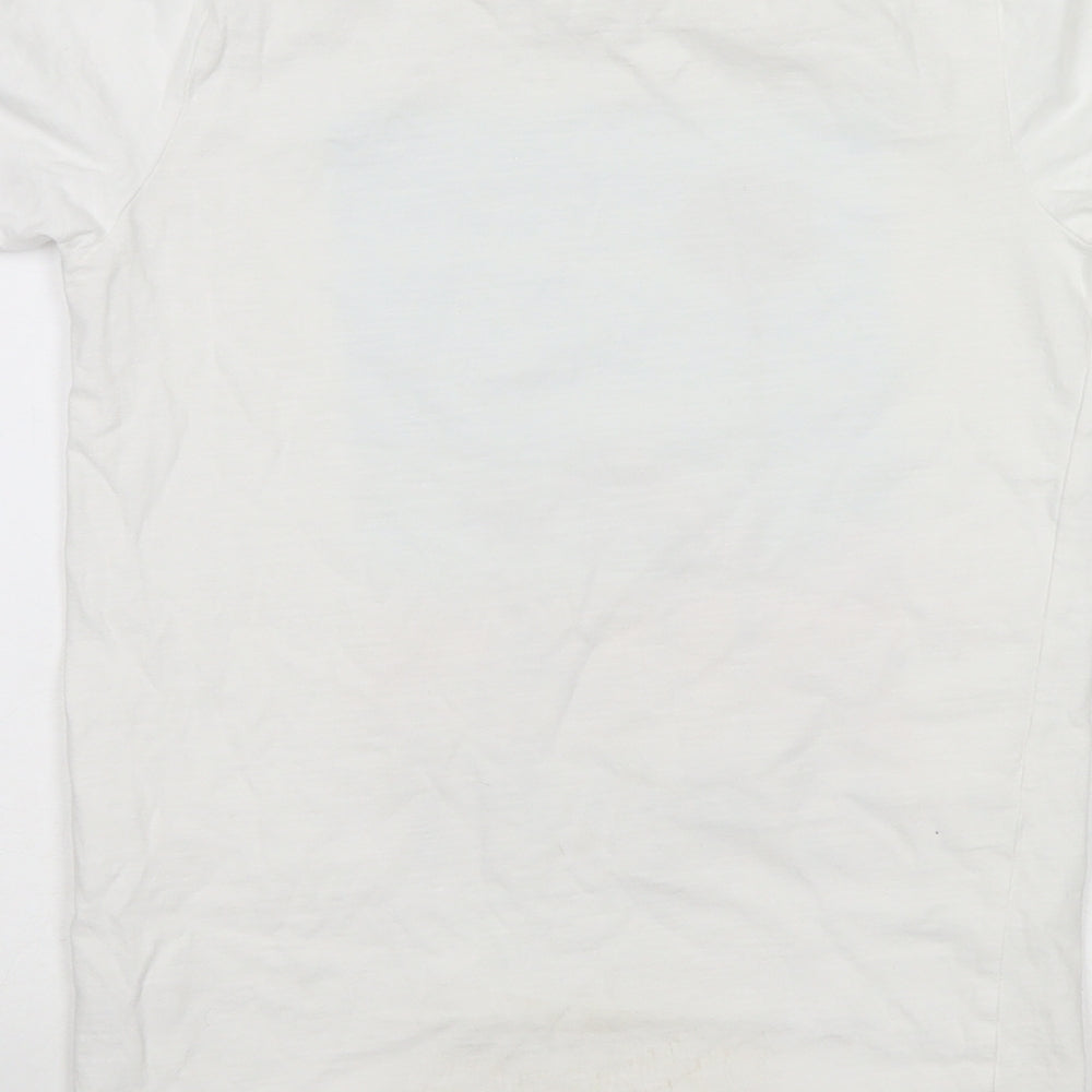 TU Boys White Basic T-Shirt Size 10 Years