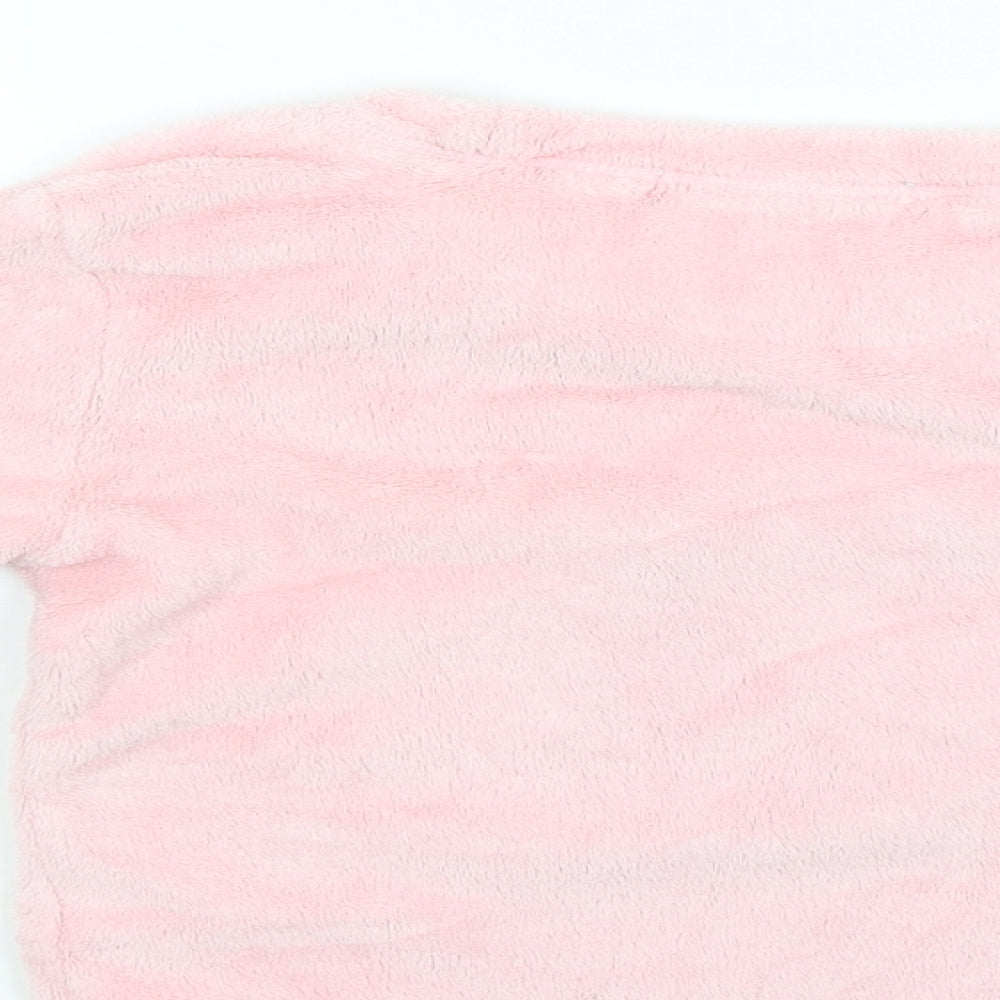 Just like you Girls Pink Pullover Jumper Size 6-7 Years - UNICORN