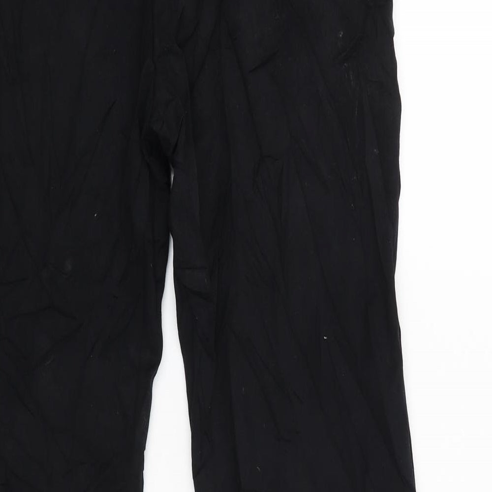 M&S Womens Black Trousers Size 10 L28 in