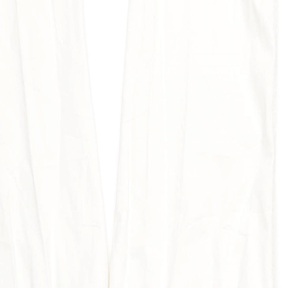 Michelle Magic Womens White Straight Jeans Size 18 L29 in