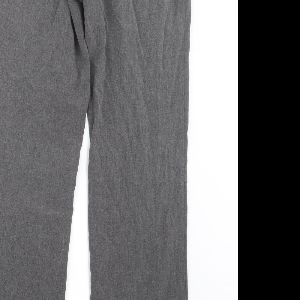 Florence + Fred Womens Grey Trousers Size 12 L30.5 in
