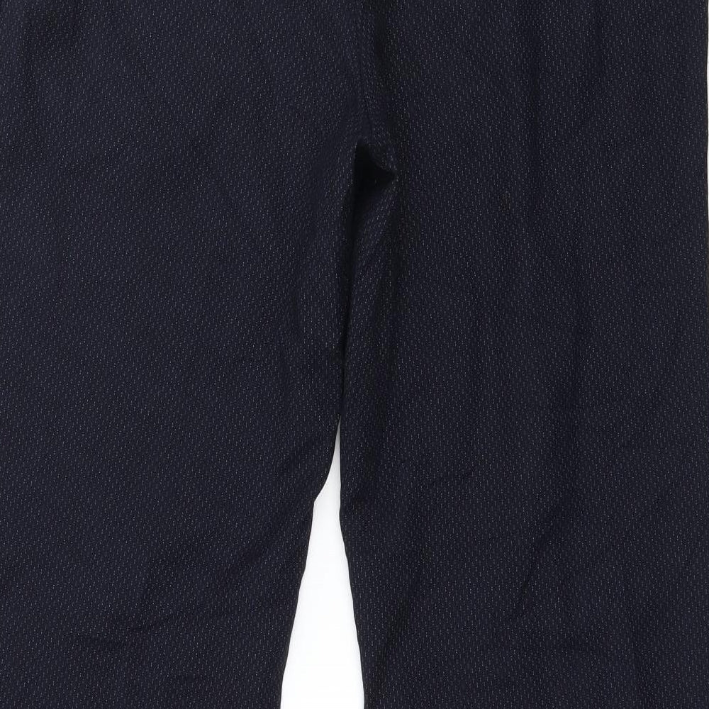 Marks and Spencer Womens Blue Trousers Size 14 L28 in