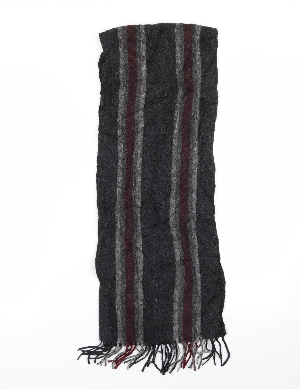Mudo Collection Mens Multicoloured Striped Scarf One Size