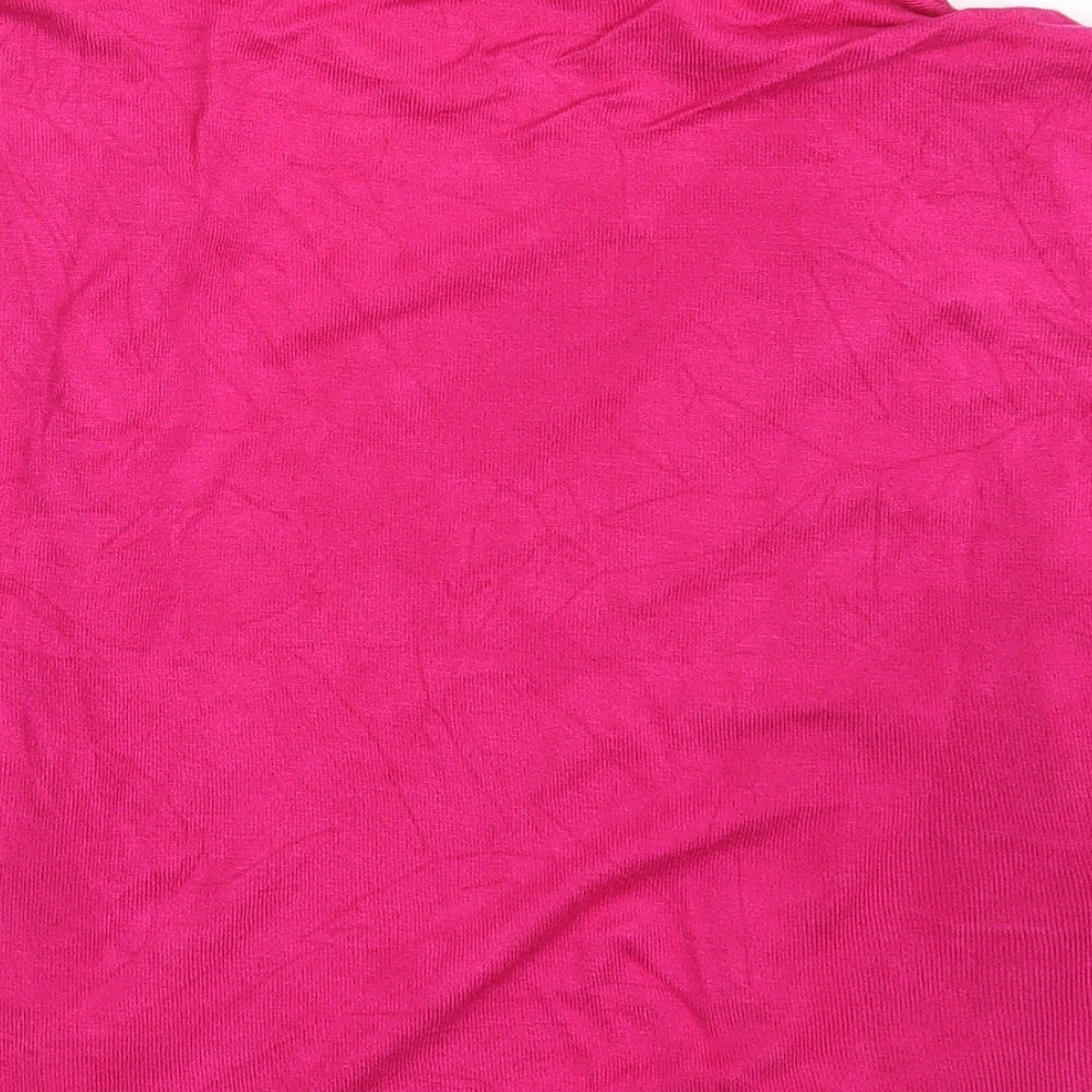 M&S Womens Pink Cape Jumper One Size