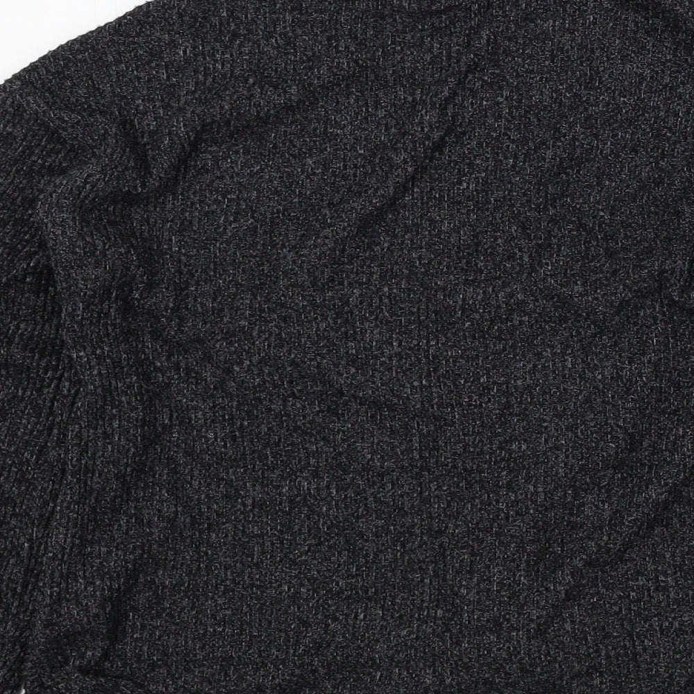 Zara Girls Black Colourblock Pullover Jumper Size 10 Years