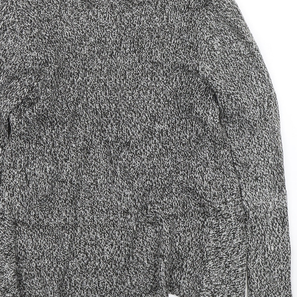 H&M Womens Black Knit Cardigan Jumper Size XS