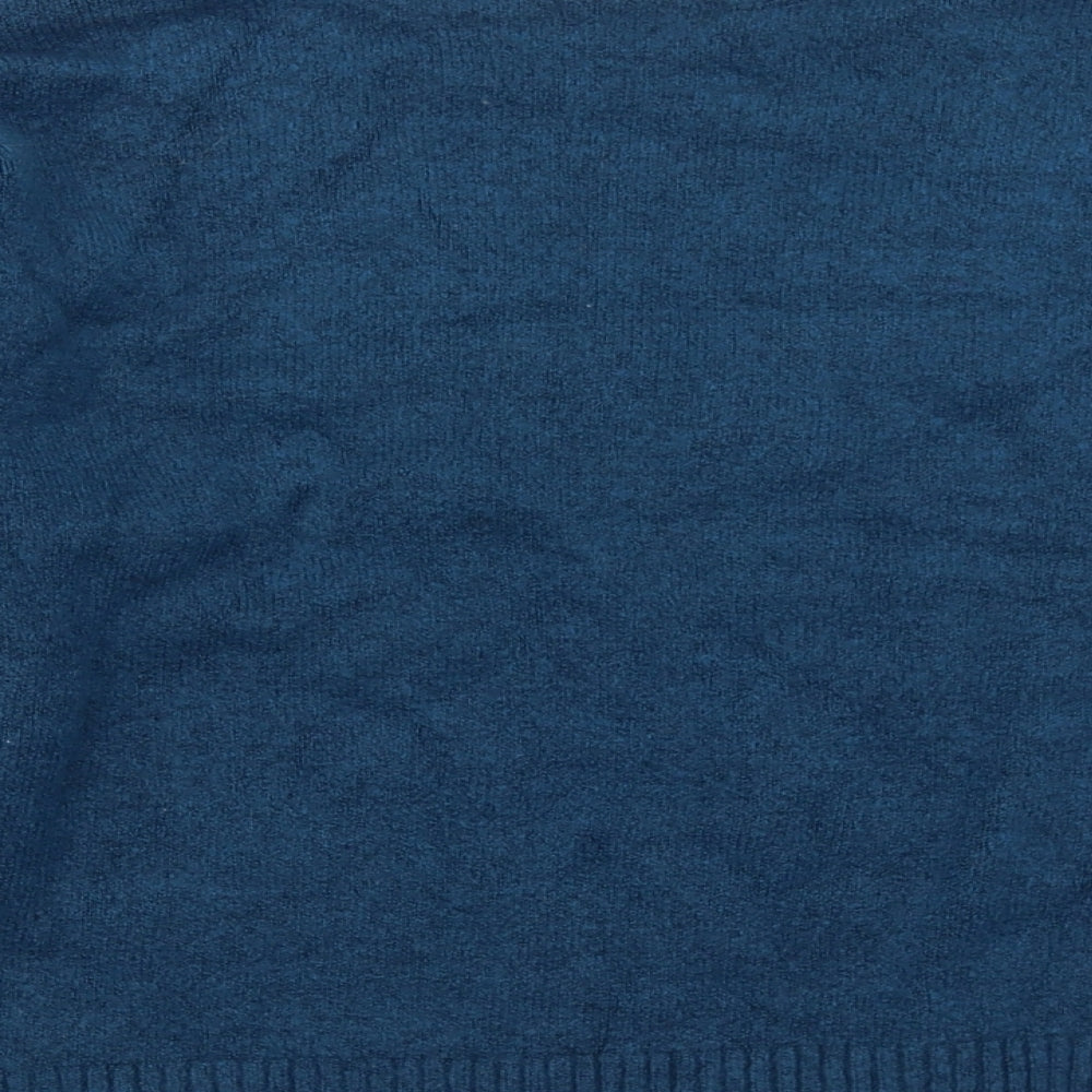 Marks and Spencer Womens Blue Knit Pullover Jumper Size 14