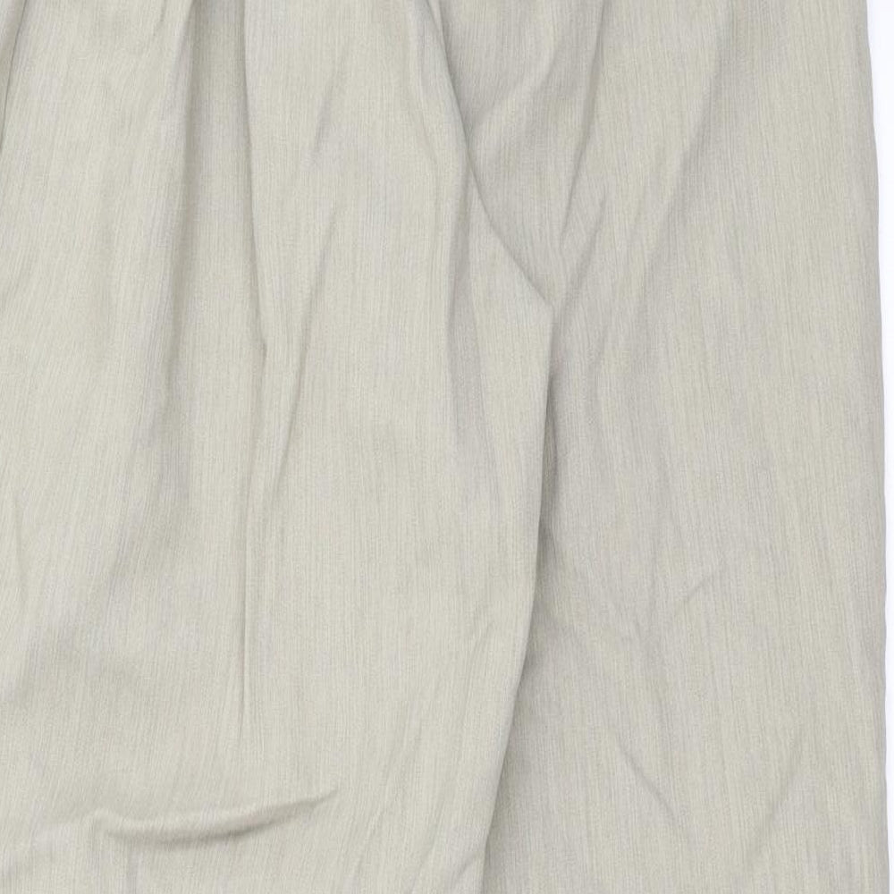 Preworn Womens Beige Trousers Size 14 L26 in