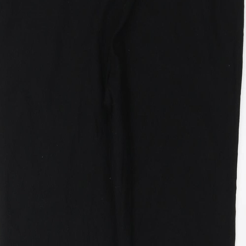 Preworn Womens Black Trousers Size 34 in L24 in