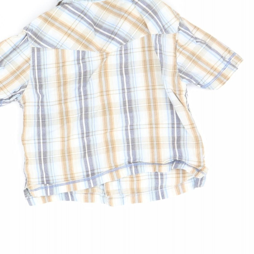 Red Herring Boys Brown Check Basic Button-Up Size 2 Years