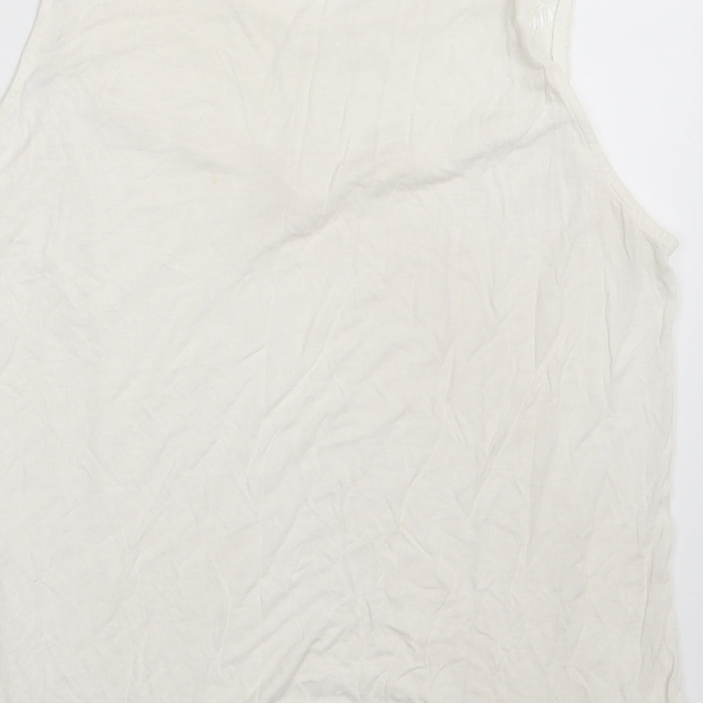 H&M Womens Ivory Camisole Blouse Size M
