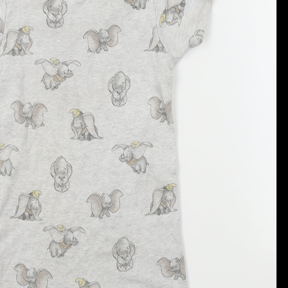 Disney Baby Baby Grey Colourblock Babygrow One-Piece Size 12-18 Months - Disney Dumbo