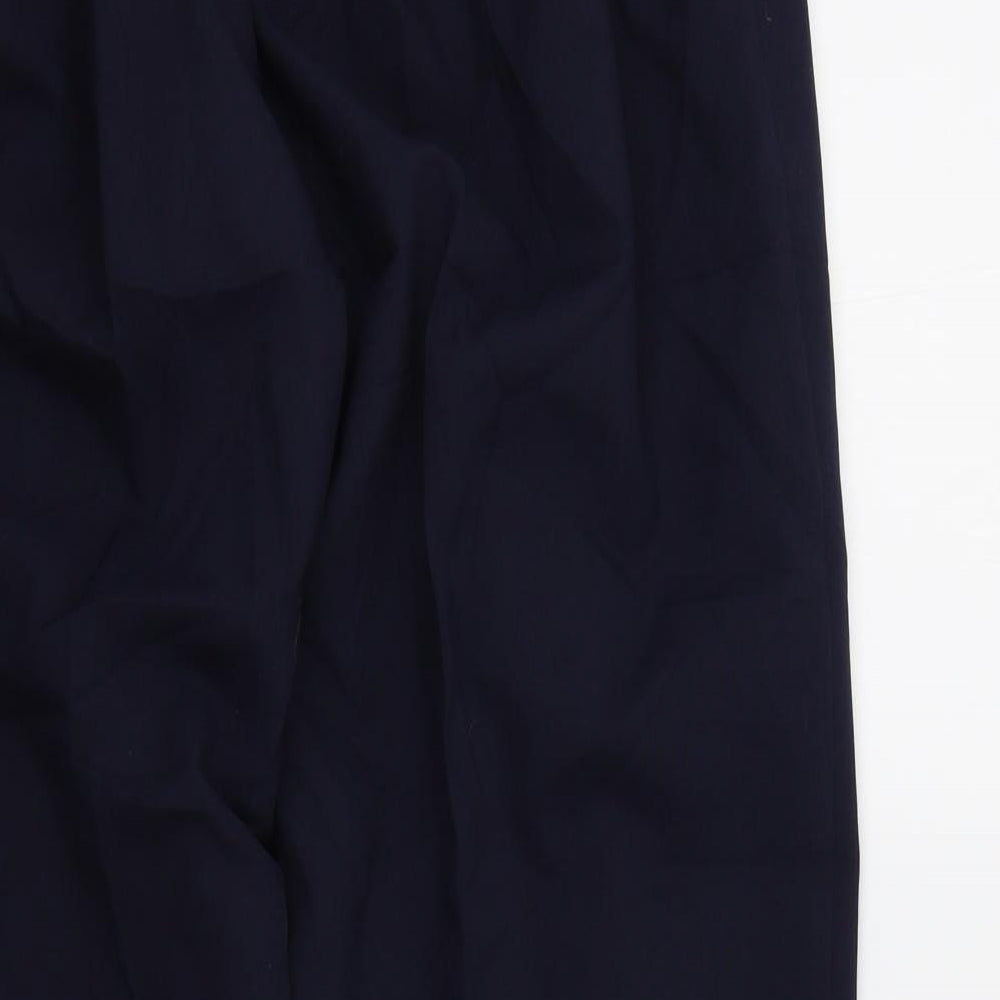 Preworn Womens Blue Trousers Size 16 L20 in