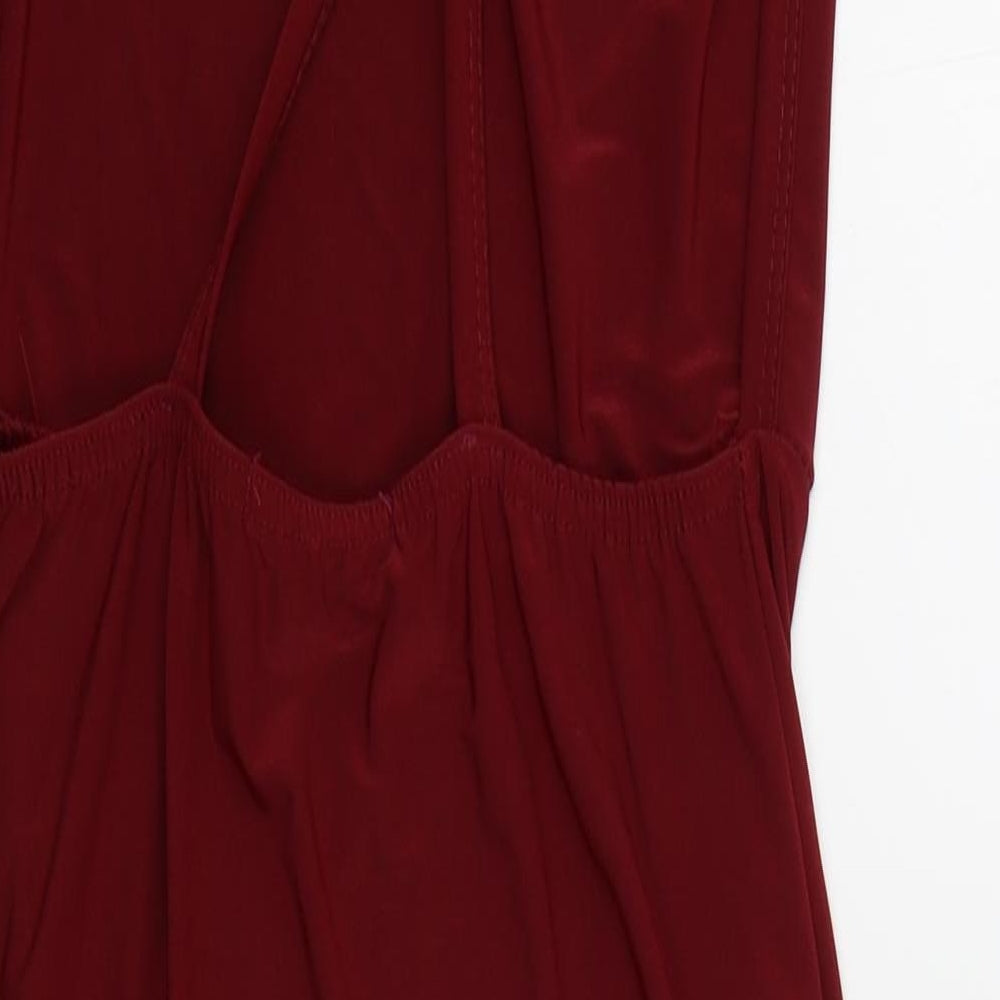 Rare London Womens Red A-Line Size 12