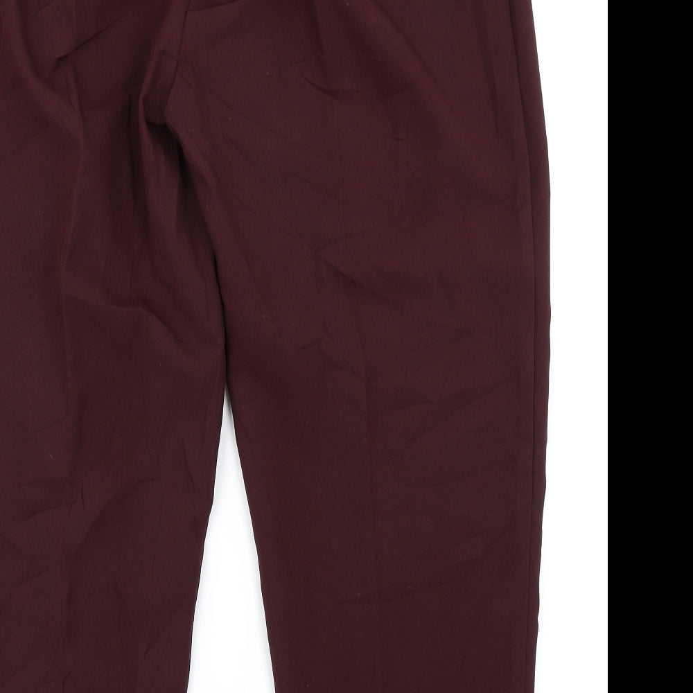 22 Womens Purple Trousers Size 34 in L26 in