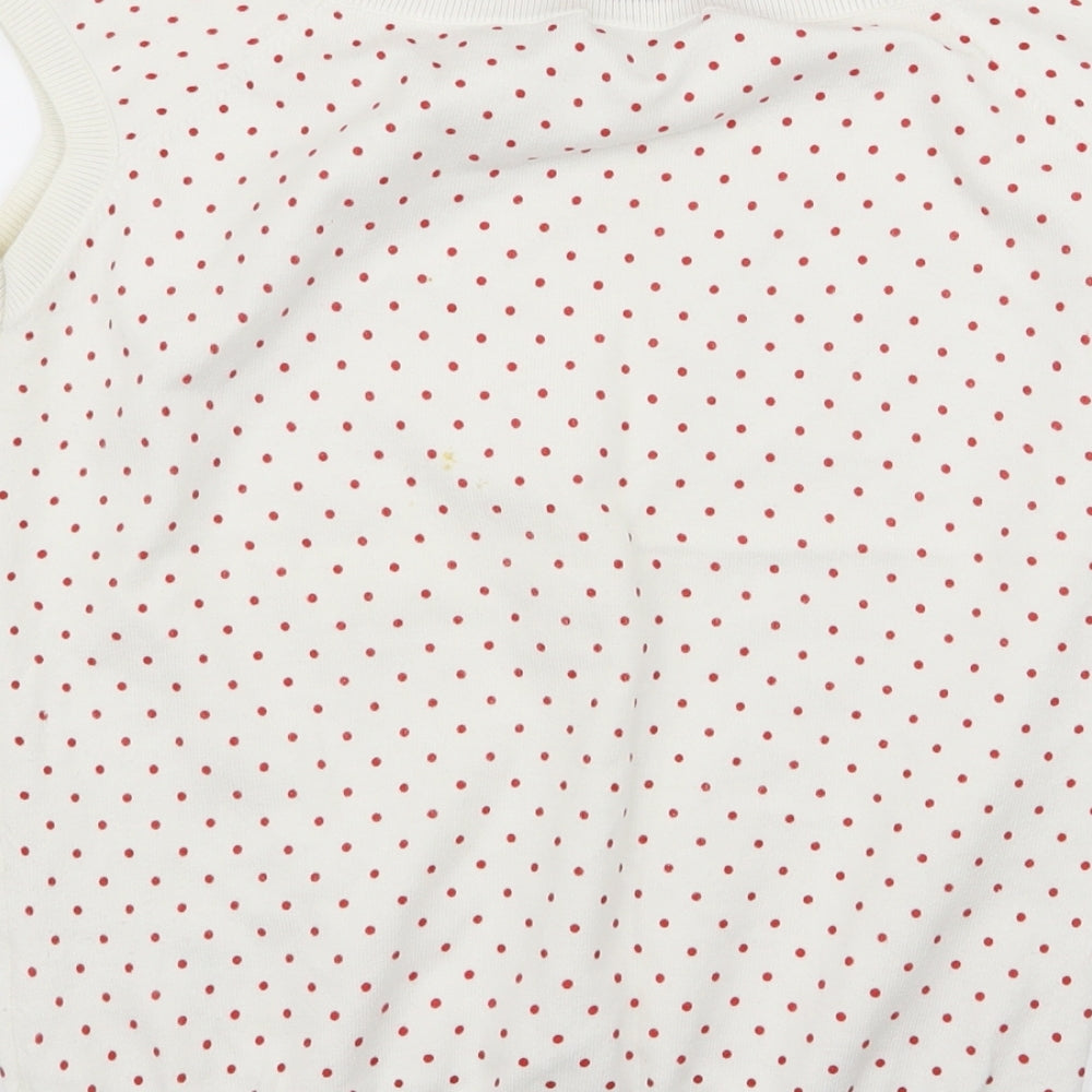 M&S Womens Multicoloured Polka Dot Pullover Jumper Size 14