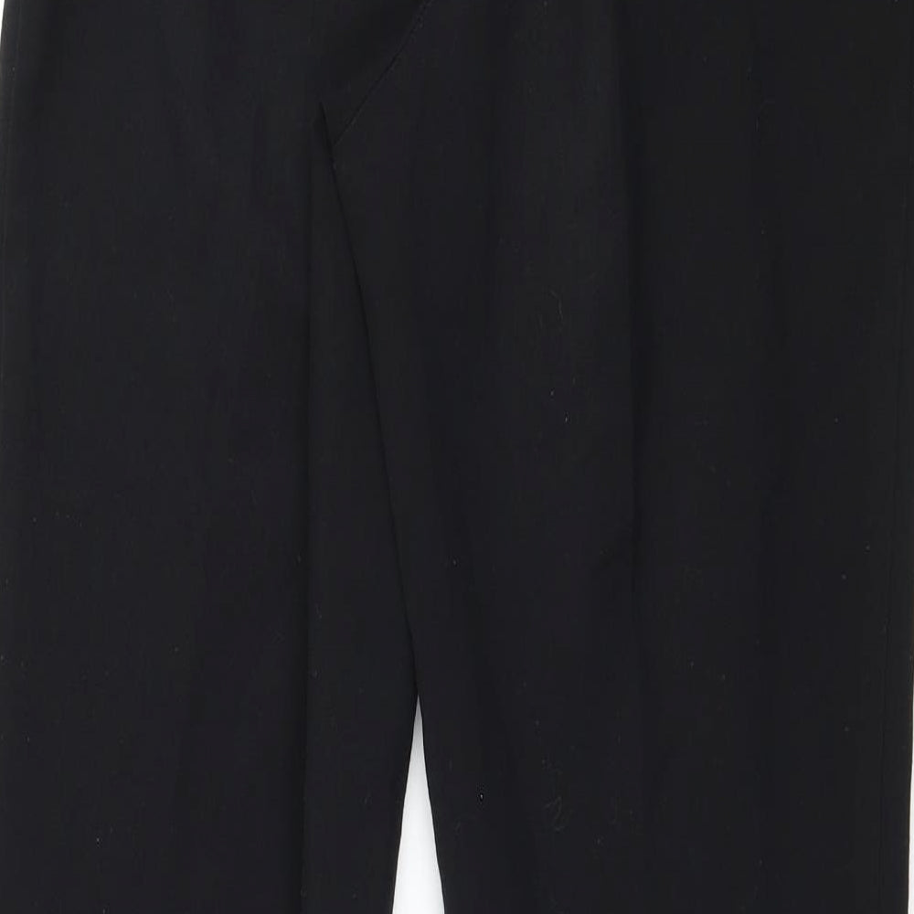 NEXT Womens Black Trousers Size 8 L28 in