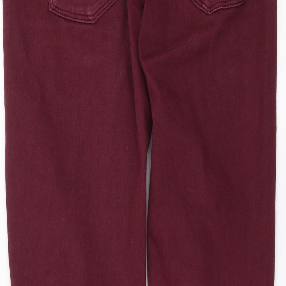 Oasis Womens Purple Denim Skinny Jeans Size 12 L27 in