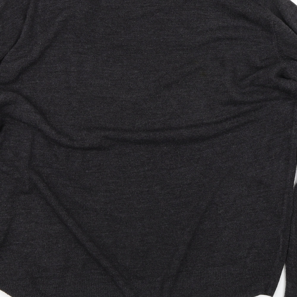 Easy Mens Grey Pullover Jumper Size XL