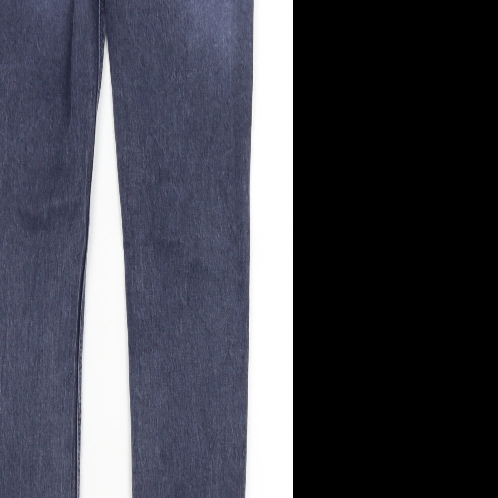 Topshop Womens Blue Skinny Jeans Size 28 in L30 in